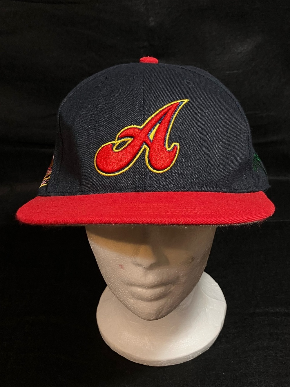 Headgear Classics Atlanta Black Crackers Negro League Cap Hat Navy/Red Rose OSFM